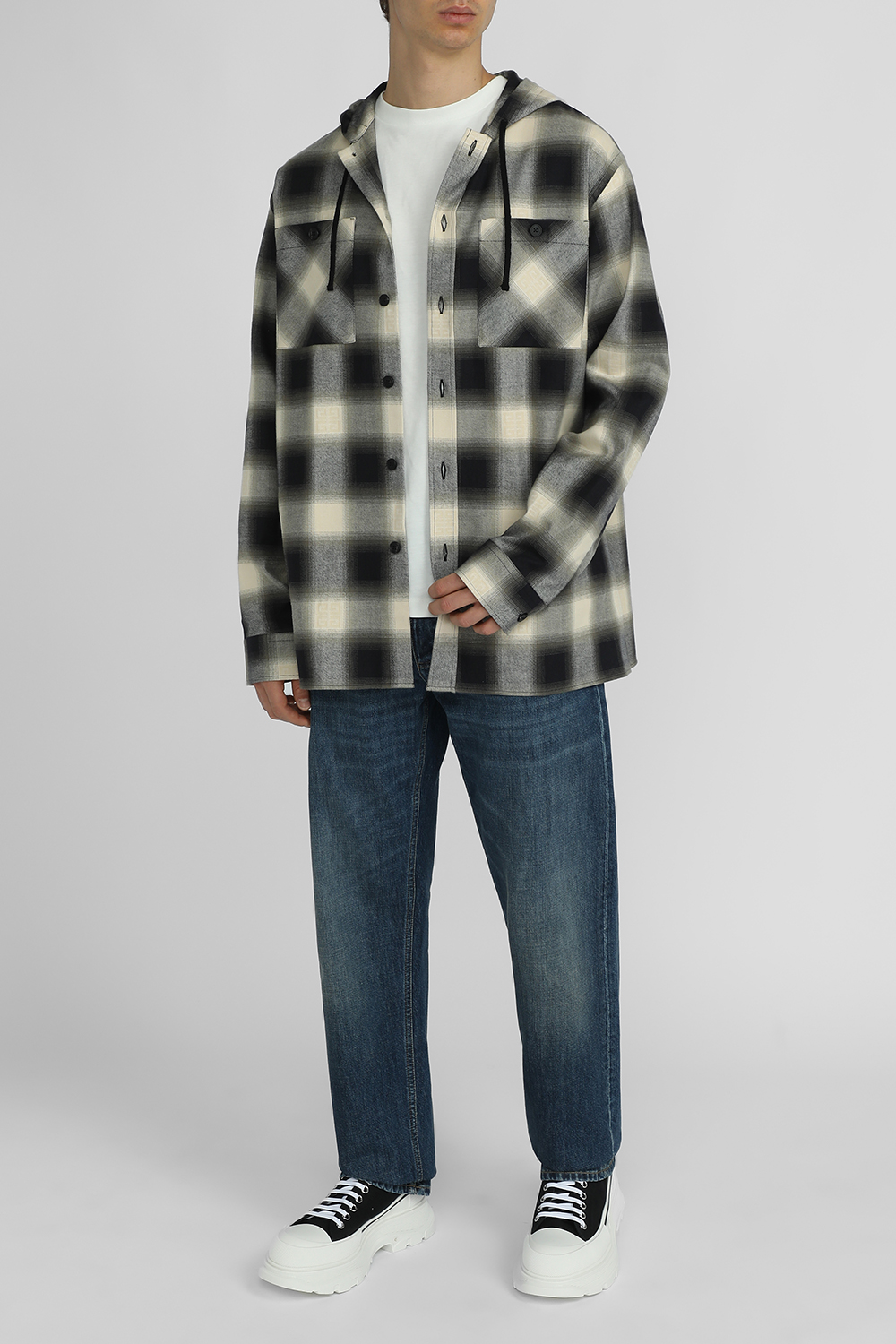 חולצה מכופתרת פלנל